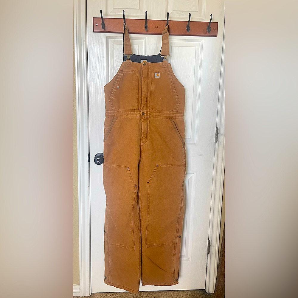 Carhartt Womens Overalls Insulated size M (8-10) Regular length